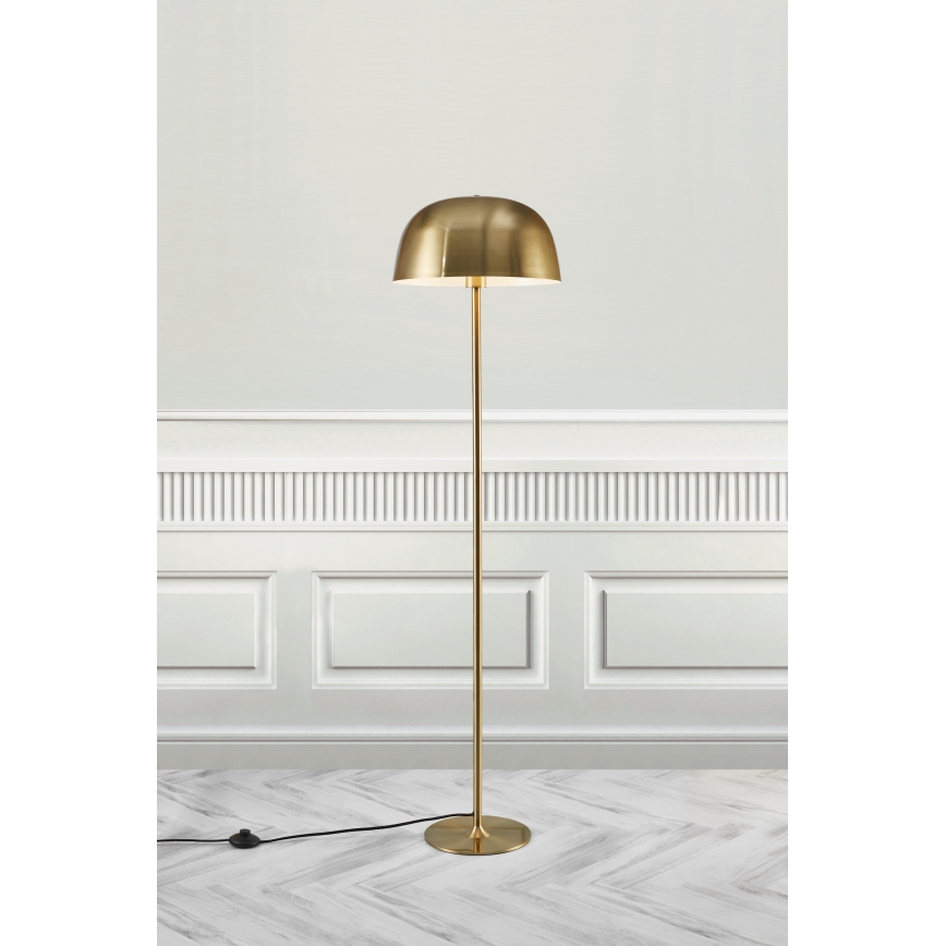 Nordlux - Golvlampa CERA 1xE27/60W/230V guld