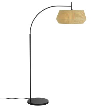 Nordlux - Golvlampa DICTE 1xE27/60W/230V svart/beige