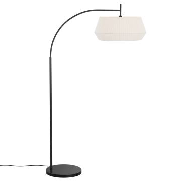 Nordlux - Golvlampa DICTE 1xE27/60W/230V svart/vit