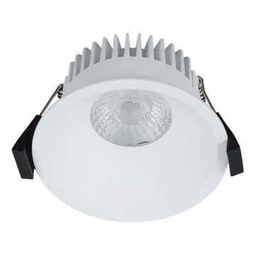 Nordlux - Infälld dimbar LED badrumsbelysning ALBRIC LED/8W/230V IP44 vit