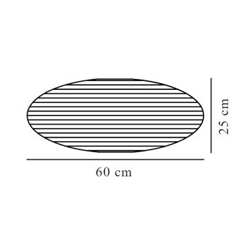 Nordlux - Lampskärm VILLO E27 diameter 60 cm grå