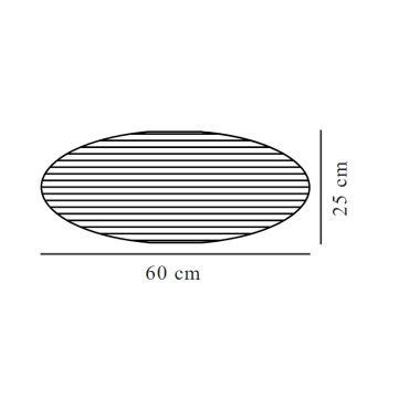 Nordlux - Lampskärm VILLO E27 diameter 60 cm vit