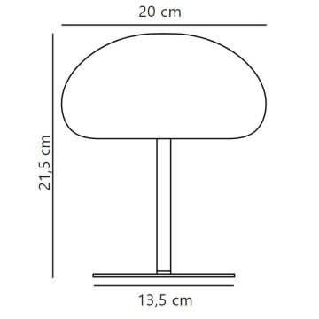 Nordlux - LED Dimbar bordslampa för utomhusbruk SPONGE LED/4,8W/3,7V IP65