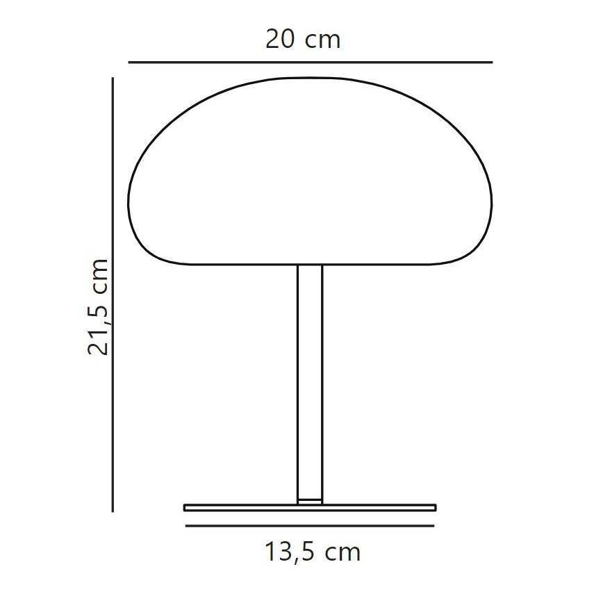 Nordlux - LED Dimbar bordslampa för utomhusbruk SPONGE LED/4,8W/3,7V IP65