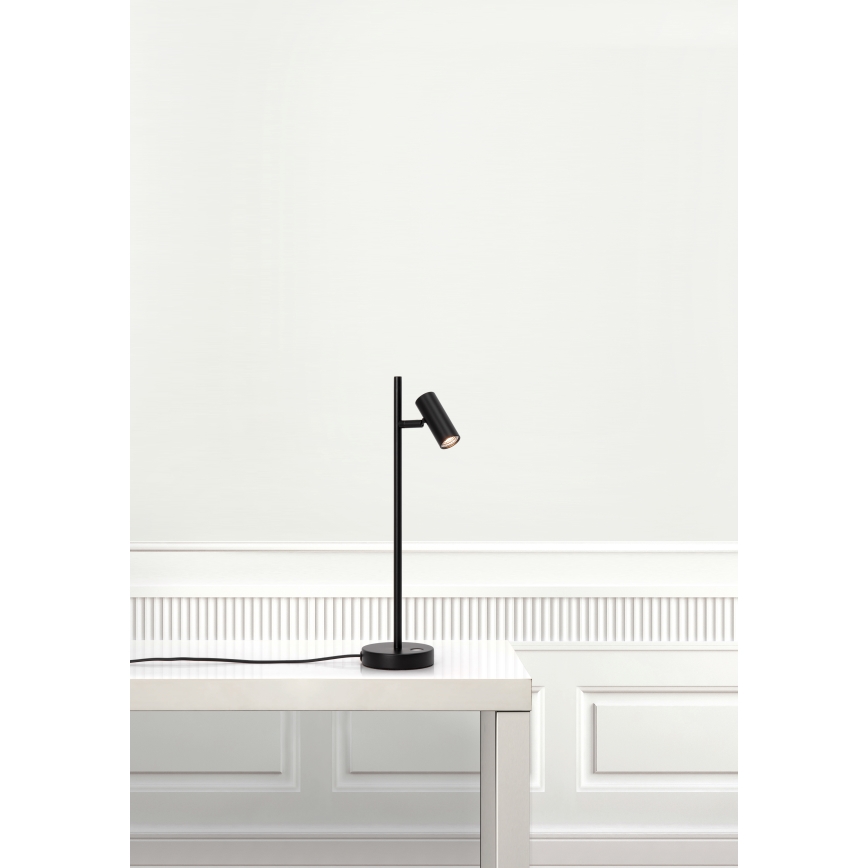 Nordlux - LED Dimbar bordslampa OMARI LED/3,2W/230V svart