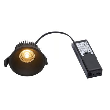 Nordlux - Infälld dimbar LED badrumsbelysning ALBRIC LED/8W/230V IP44 svart