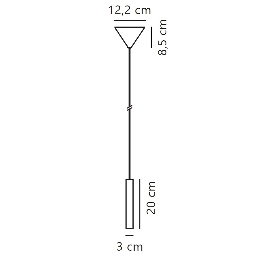 Nordlux - LED ljusreglerad ljuskrona på textilsladd OMARI LED/4,4W/230V svart