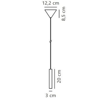 Nordlux - LED ljusreglerad ljuskrona på textilsladd OMARI LED/4,4W/230V vit