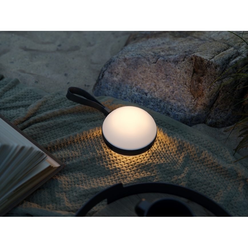 Nordlux - LED Ljusreglerad utomhus portable belysning BRING TO-GO LED/1W/3,7V IP54 svart