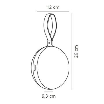 Nordlux - LED Ljusreglerad utomhus portable belysning BRING TO-GO LED/1W/3,7V IP54 grön