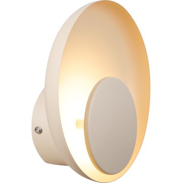 Nordlux - LED ljusreglerad vägglampa MARSI LED/7W/230V beige