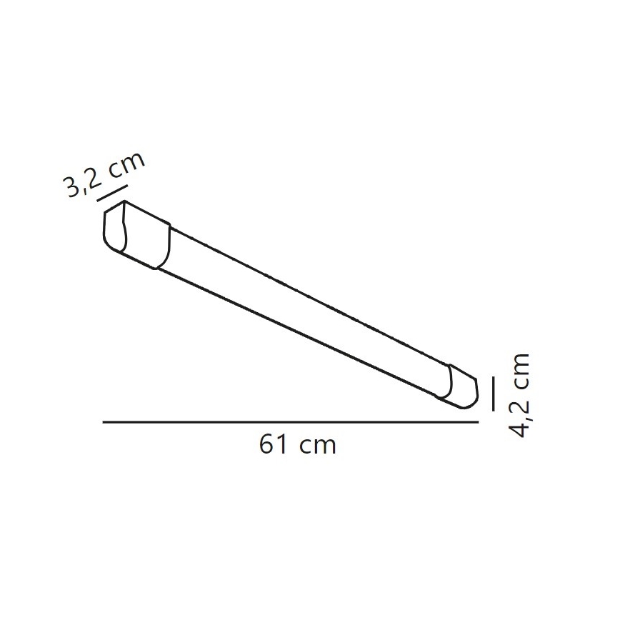 Nordlux - LED Lysrörsbelysning ARLINGTON LED/10W/230V 61 cm