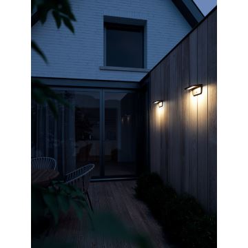 Nordlux - LED solcell väggbelysning med sensor AGENA LED/5W/3,7V IP44