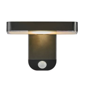 Nordlux - LED solcell väggbelysning med sensor RICA LED/5W/3,7V IP44 vinklat