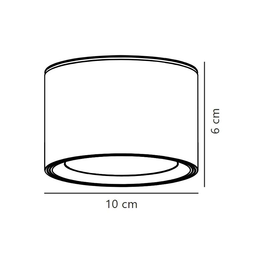 Nordlux - LED spotlight FALLON LED/5,5W/230V svart