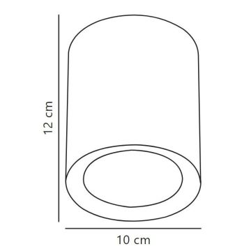 Nordlux - LED spotlight FALLON LONG LED/5,5W/230V vit