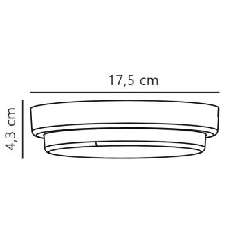 Nordlux - LED vägglampa för utomhusbruk CUBA LED/6,5W/230V IP54 diameter 17,5 cm svart