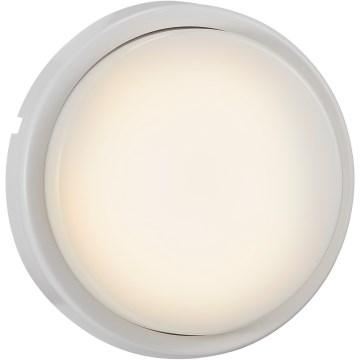 Nordlux - LED vägglampa för utomhusbruk CUBA LED/6,5W/230V IP54 diameter 17,5 cm vit