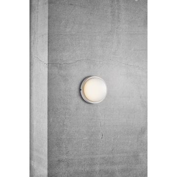 Nordlux - LED vägglampa för utomhusbruk CUBA LED/6,5W/230V IP54 diameter 17,5 cm vit