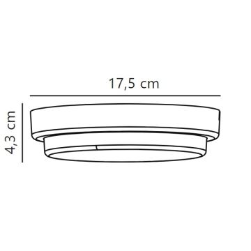 Nordlux - LED vägglampa för utomhusbruk CUBA LED/6,5W/230V IP54 diameter 17,5 cm vit