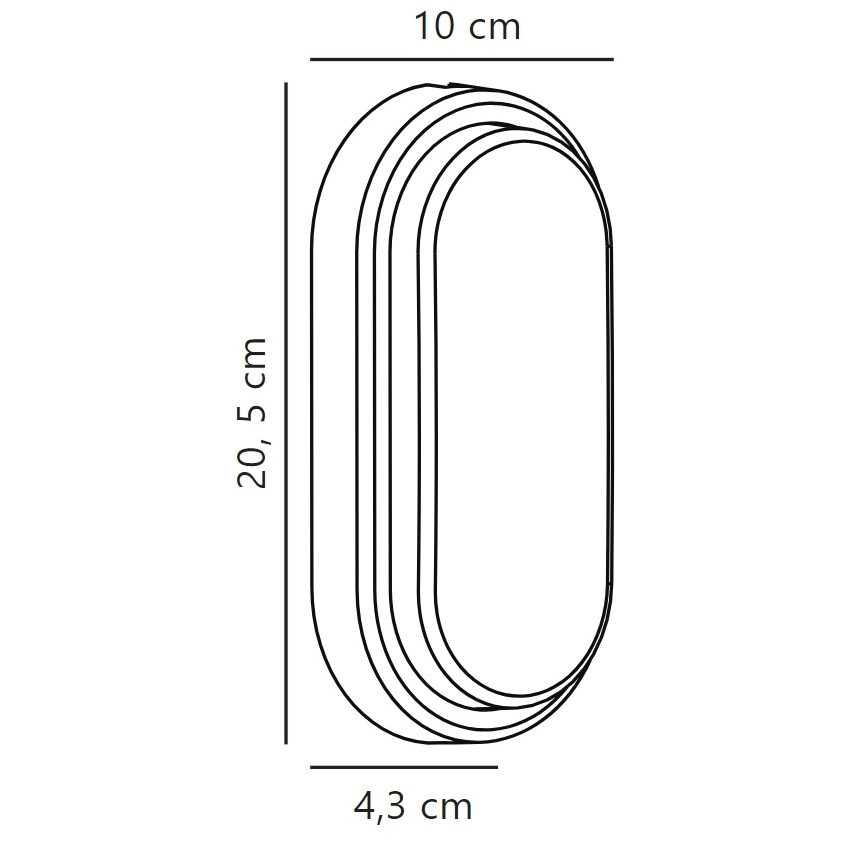 Nordlux - LED vägglampa för utomhusbruk CUBA LED/6,5W/230V IP54 svart