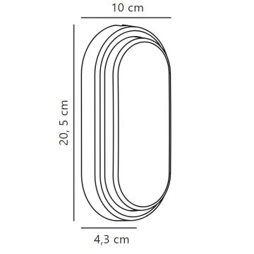 Nordlux - LED vägglampa för utomhusbruk CUBA LED/6,5W/230V IP54 vit