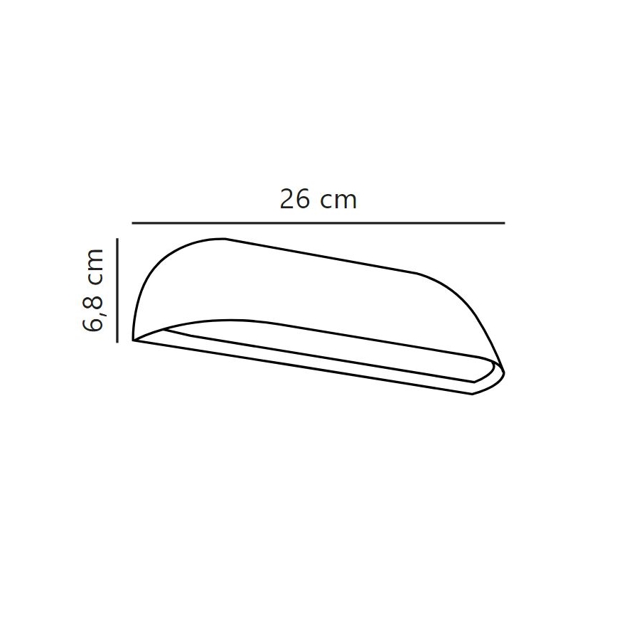 Nordlux - LED vägglampa för utomhusbruk FRONT LED/9,5W/230V IP44