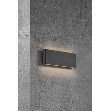 Nordlux - LED vägglampa för utomhusbruk KINVER LED/10W/230V IP54 svart