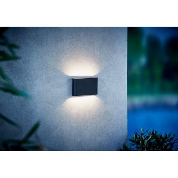 Nordlux - LED vägglampa för utomhusbruk KINVER LED/8,5W/230V IP54 svart