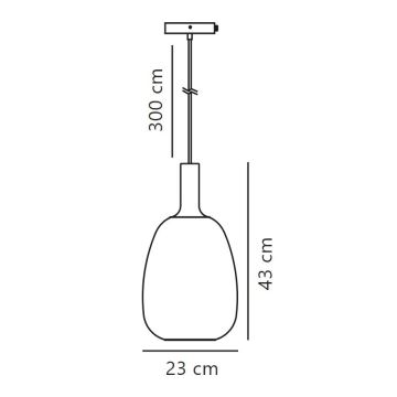 Nordlux - Ljuskrona med textilsladd ALTON 1xE27/60W/230V svart