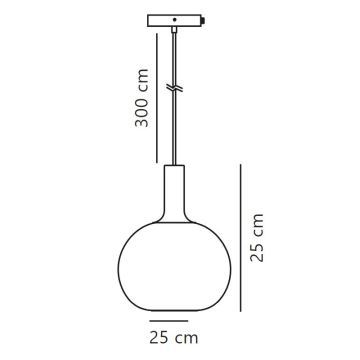 Nordlux - Ljuskrona med textilsladd ALTON 1xE27/60W/230V svart