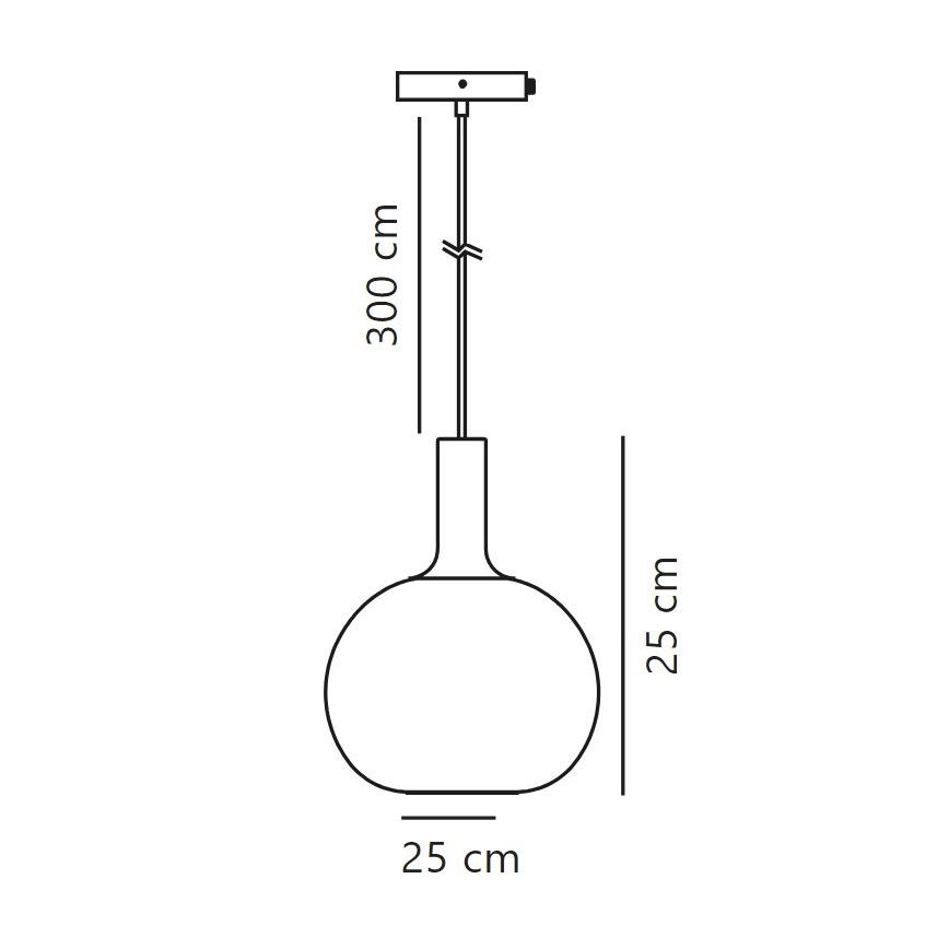 Nordlux - Ljuskrona med textilsladd ALTON 1xE27/60W/230V svart