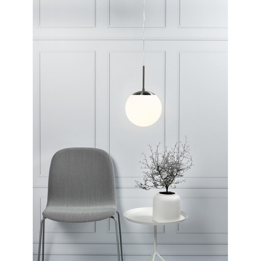 Nordlux - Ljuskrona med textilsladd CAFE 1xE27/15W/230V diameter 20 cm