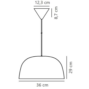 Nordlux - Ljuskrona med textilsladd CERA 1xE27/60W/230V guld