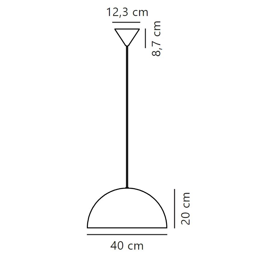 Nordlux - Ljuskrona med textilsladd ELLEN 1xE27/40W/230V