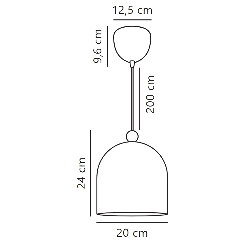 Nordlux - Ljuskrona med textilsladd GASTON 1xE27/40W/230V grön/vit