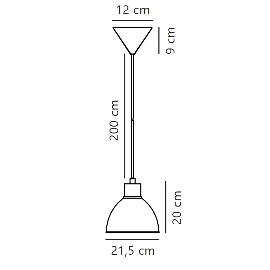 Nordlux - Ljuskrona med textilsladd POP 1xE27/40W/230V antracit