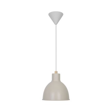 Nordlux - Ljuskrona med textilsladd POP 1xE27/40W/230V beige