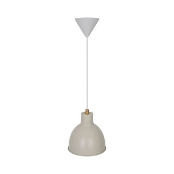 Nordlux - Ljuskrona med textilsladd POP 1xE27/40W/230V beige