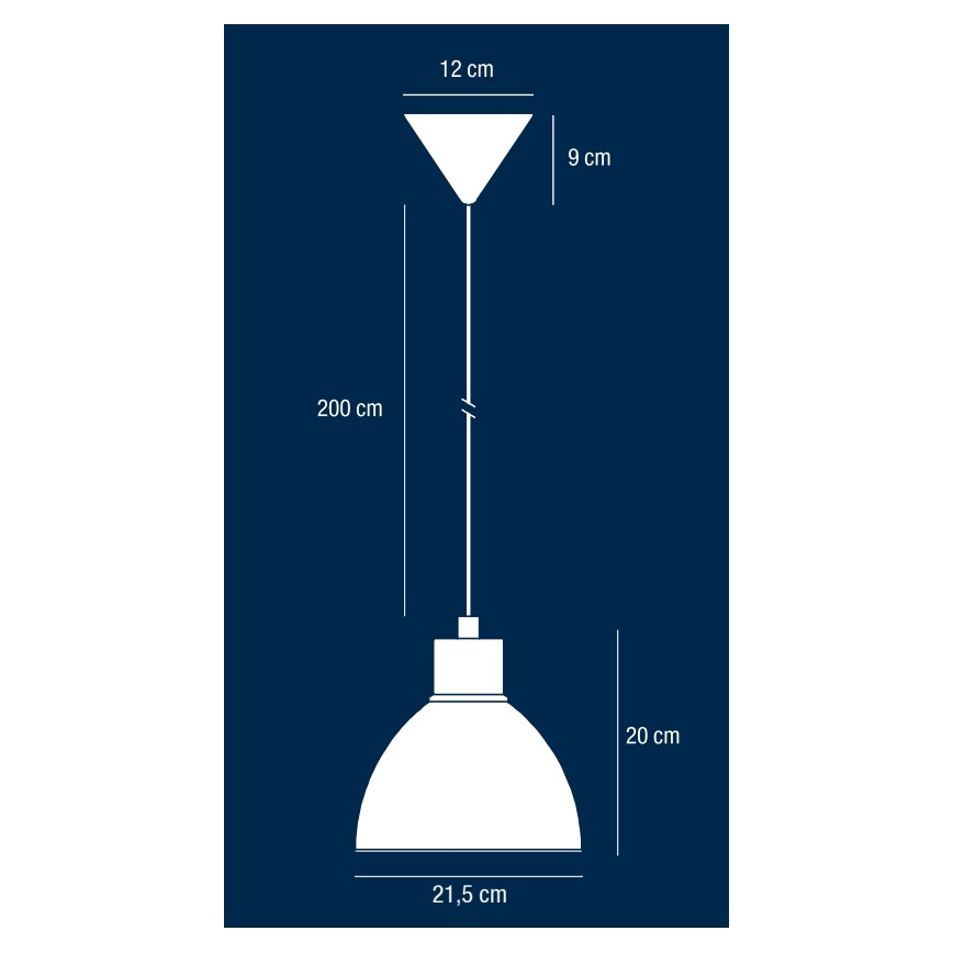 Nordlux - Ljuskrona med textilsladd POP 1xE27/40W/230V svart/guld