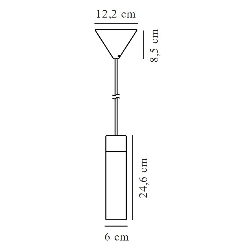 Nordlux - Ljuskrona med textilsladd TILO 1xGU10/15W/230V svart