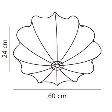 Nordlux - Taklampa AERON 3xE27/25W/230V diameter 60 cm