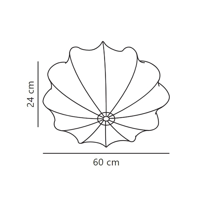 Nordlux - Taklampa AERON 3xE27/25W/230V diameter 60 cm