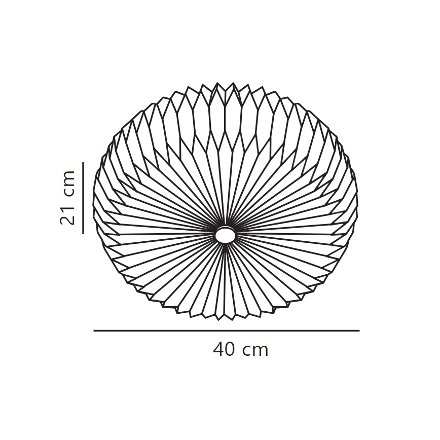 Nordlux - Vägglampa BELLOY 2xE27/25W/230V diameter 40 cm