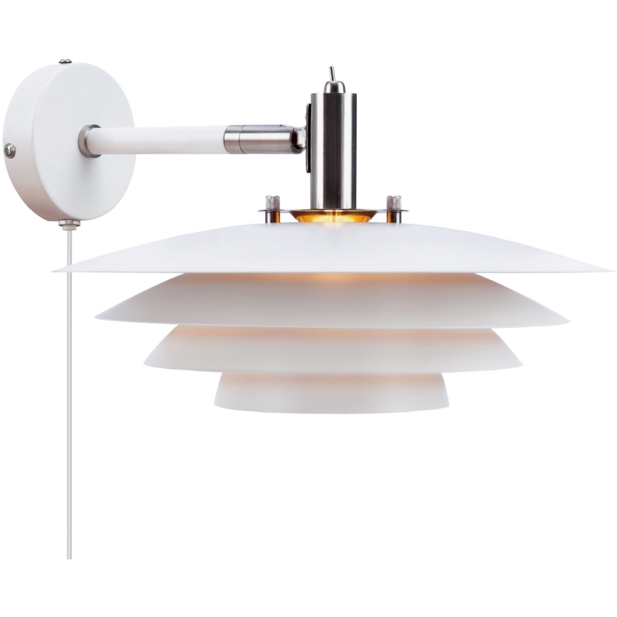 Nordlux - Vägglampa BRETAGNE 1xG9/25W/230V vit