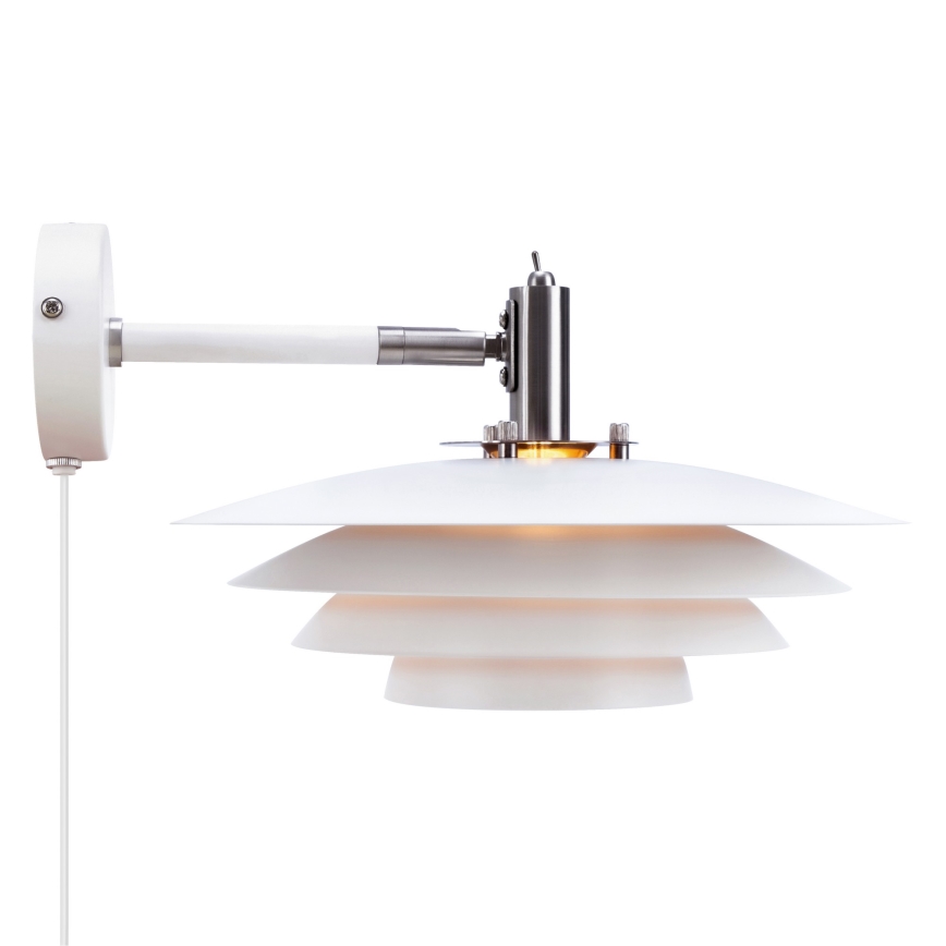 Nordlux - Vägglampa BRETAGNE 1xG9/25W/230V vit