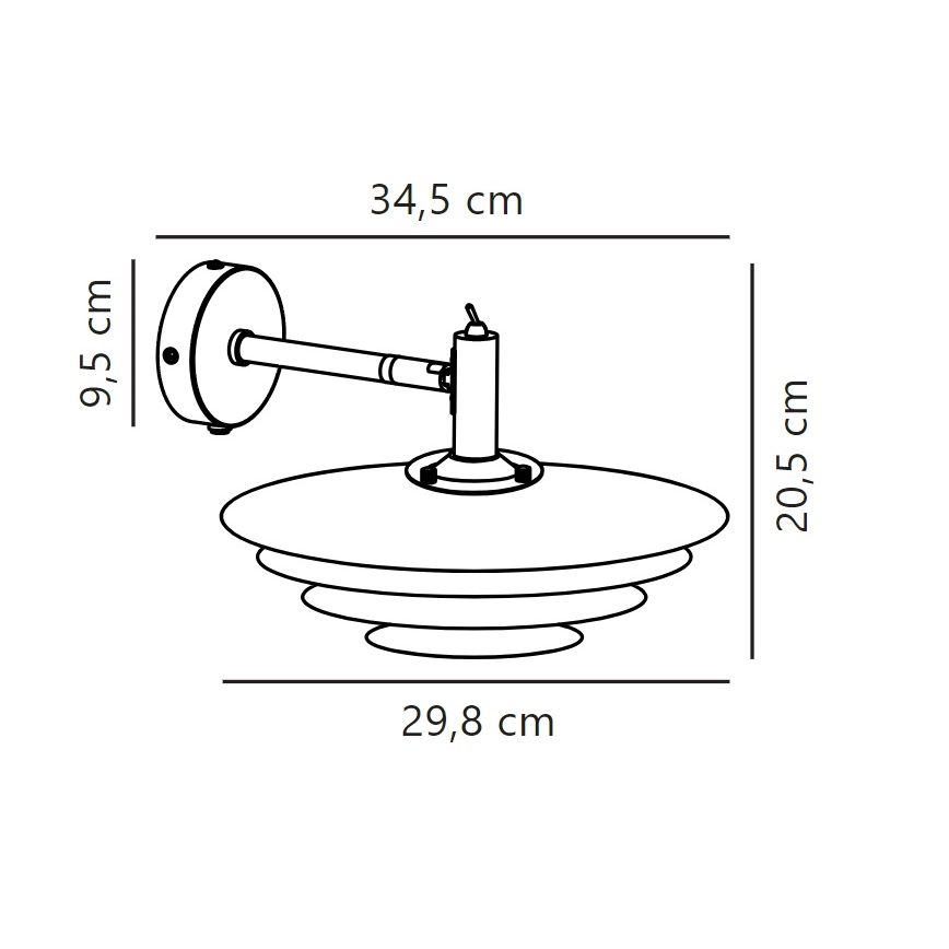 Nordlux - Vägglampa BRETAGNE 1xG9/25W/230V vit