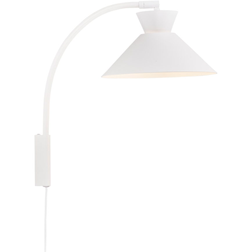 Nordlux - Vägglampa DIAL 1xE27/40W/230V vit