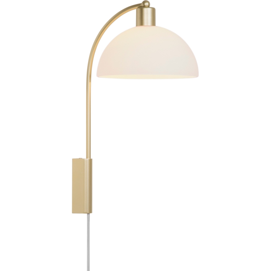 Nordlux - Vägglampa ELLEN 1xE14/40W/230V guld