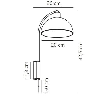 Nordlux - Vägglampa ELLEN 1xE14/40W/230V guld